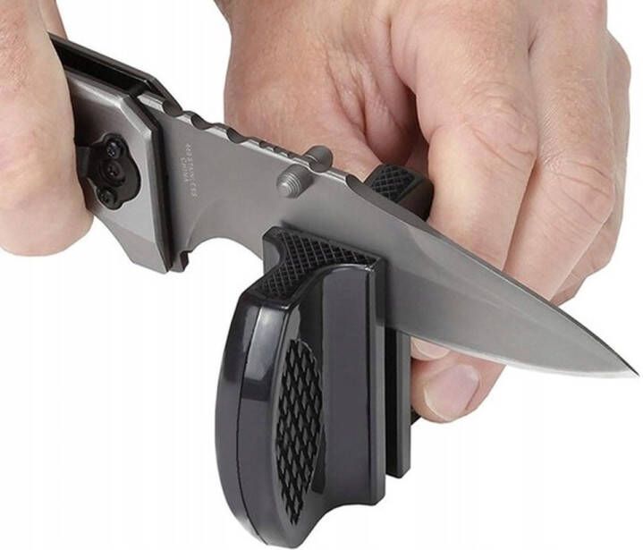 ABC-Led Survival messen slijper Met sleutelhanger