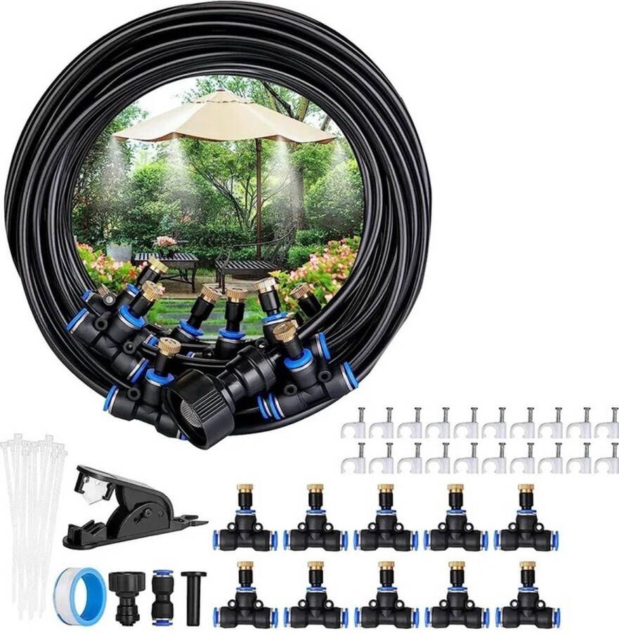 ABC-Led Tuin sproeierset 10 metalen sproeiers 10 meter DIY