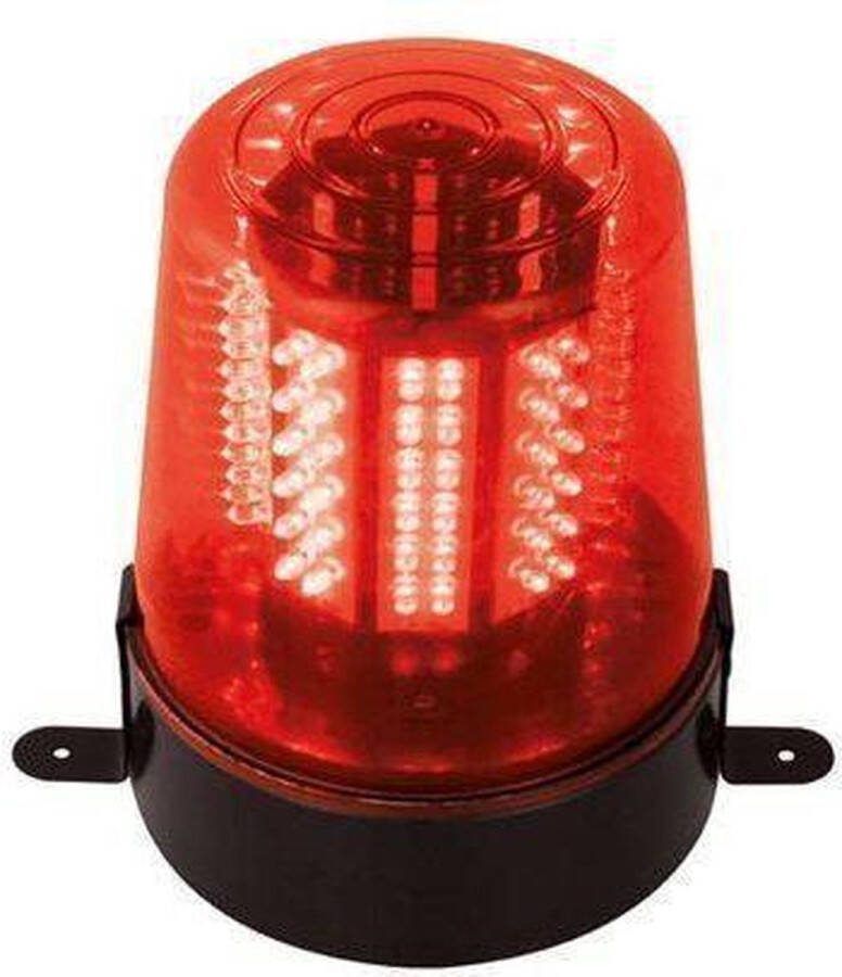 ABC-Led Zwaailamp rood 108 roterende leds