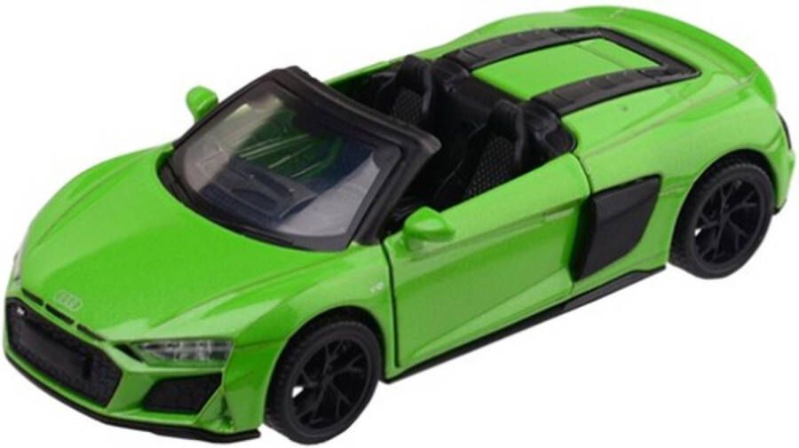 Absolute Motors Supercars Audi R8 Spyder (Groen) (10 cm) 1 43 {Modelauto Schaalmodel Miniatuurauto Speelgoed}