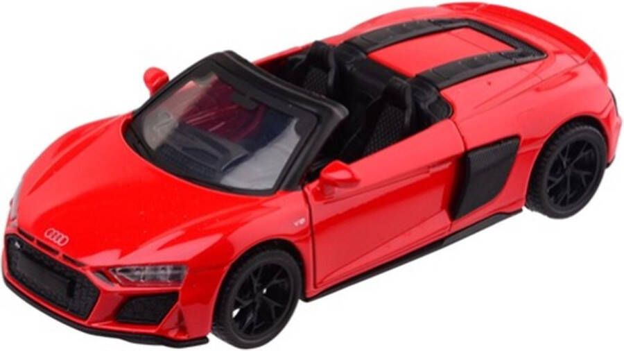 Absolute Motors Supercars Audi R8 Spyder (Rood) (10 cm) 1 43 {Modelauto Schaalmodel Miniatuurauto Speelgoed}