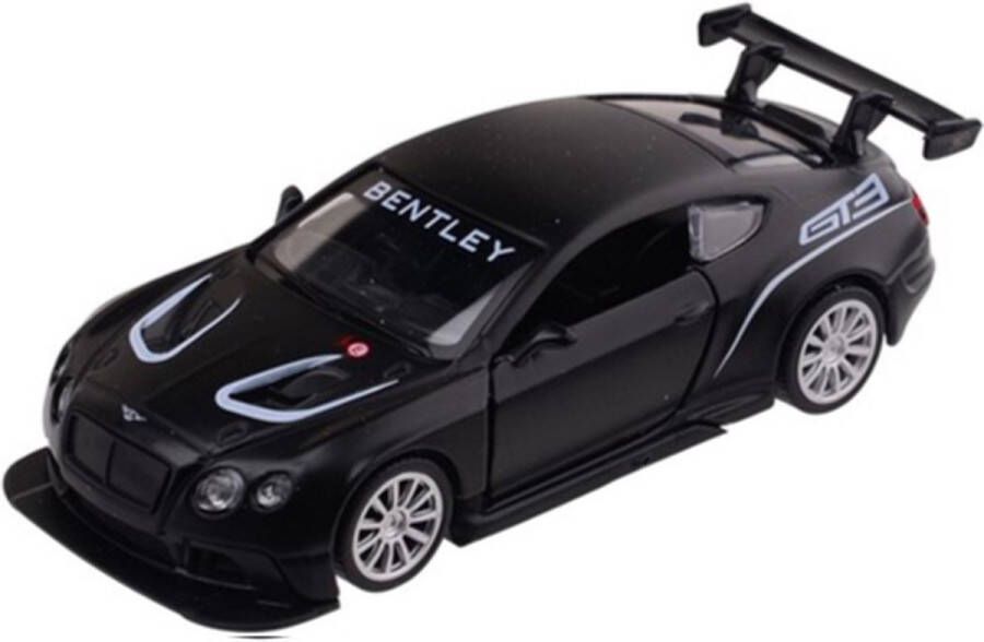 Absolute Motors Supercars Bentley Continental GT3 (Zwart) (10 cm) 1 43 {Modelauto Schaalmodel Miniatuurauto Speelgoed}