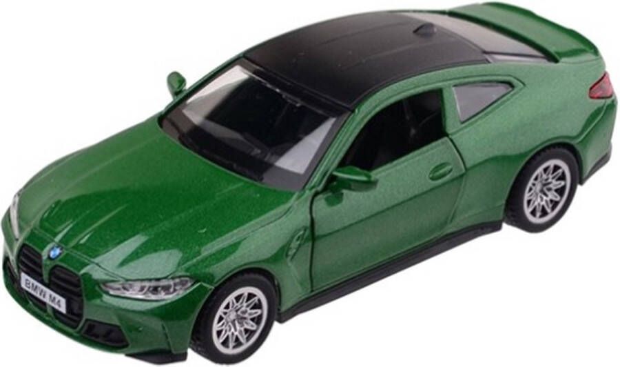 Absolute Motors Supercars BMW M4 (Groen) (10 cm) 1 43 {Modelauto Schaalmodel Miniatuurauto Speelgoed}