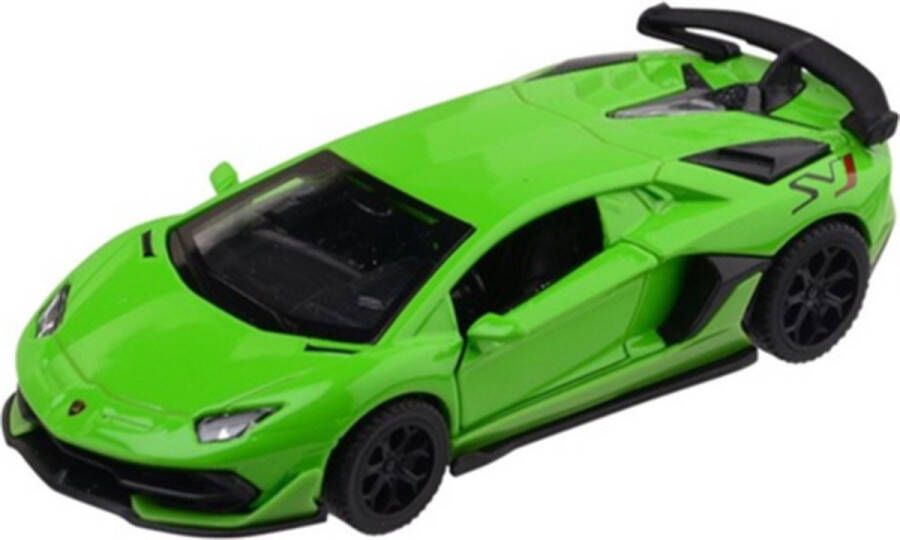 Absolute Motors Supercars Lamborghini Aventador SVJ (Groen) (10 cm) 1 43 {Modelauto Schaalmodel Miniatuurauto Speelgoed}