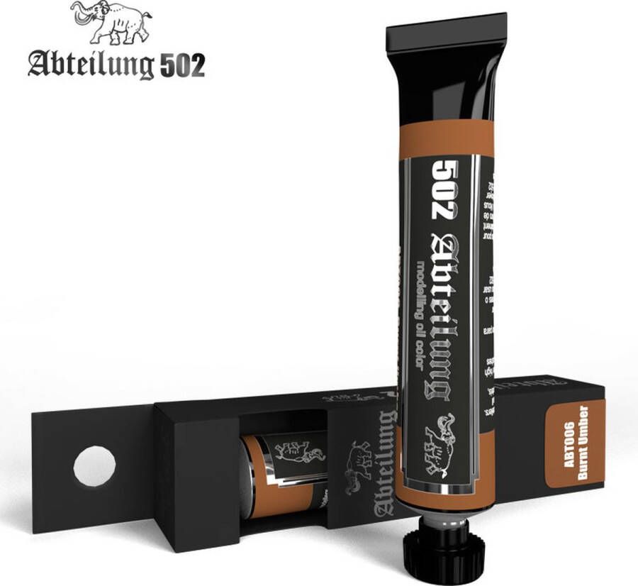 Abteilung 502 ABT006 Burnt Umber Olieverf 20ml