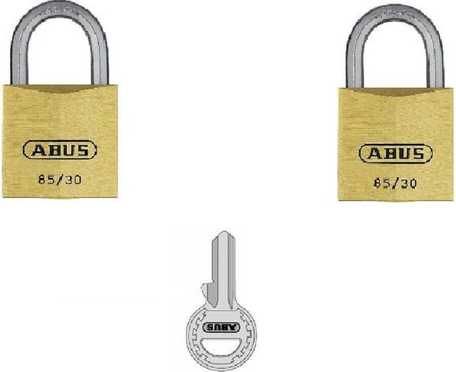 ABUS hangslot 85ib 50mm op hoofdsleutel ka0506 ( a 1 st )