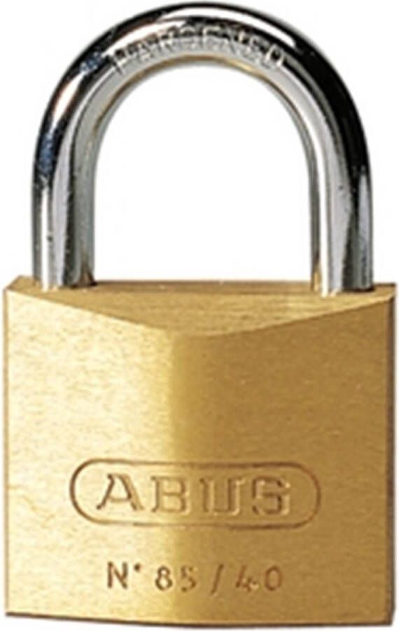 Abus Messing hangslot verschillend sluitend