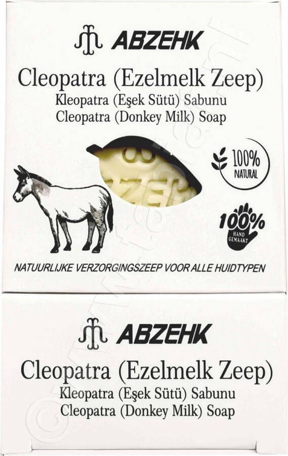 Abzehk Handzeep Sabun Handsoap Cleopatra (Ezel Melk) Eşek Sütü Donkey Milk 125gr