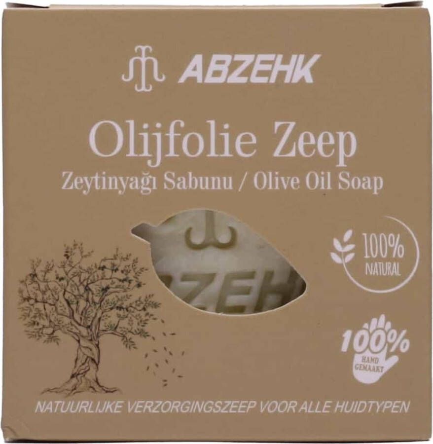 Abzehk Handzeep Sabun Handsoap Olijf Olie Zeytinyaği Olive Oil 125gr