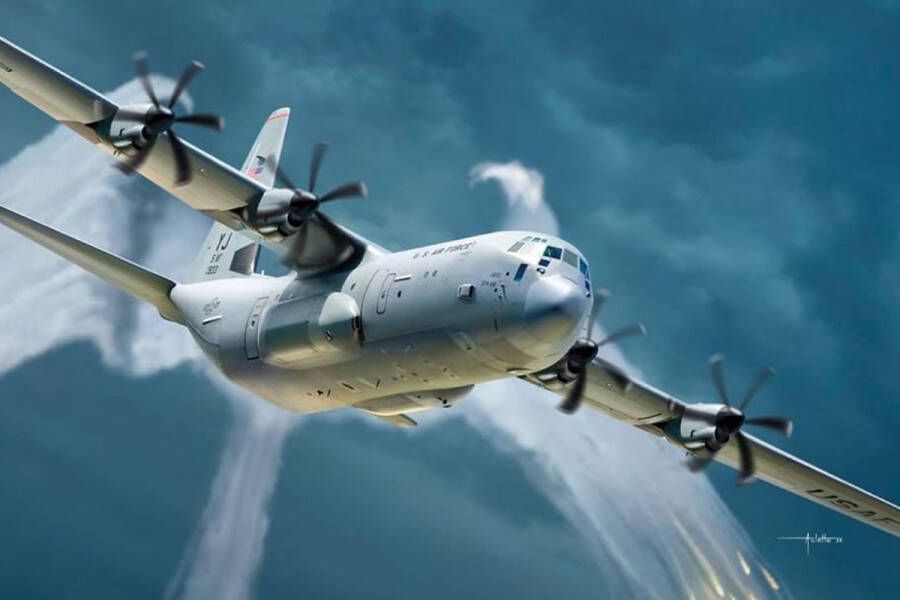 Academy 1:144 12631 Lockheed C-130J-30 Super Hercules Plastic Modelbouwpakket