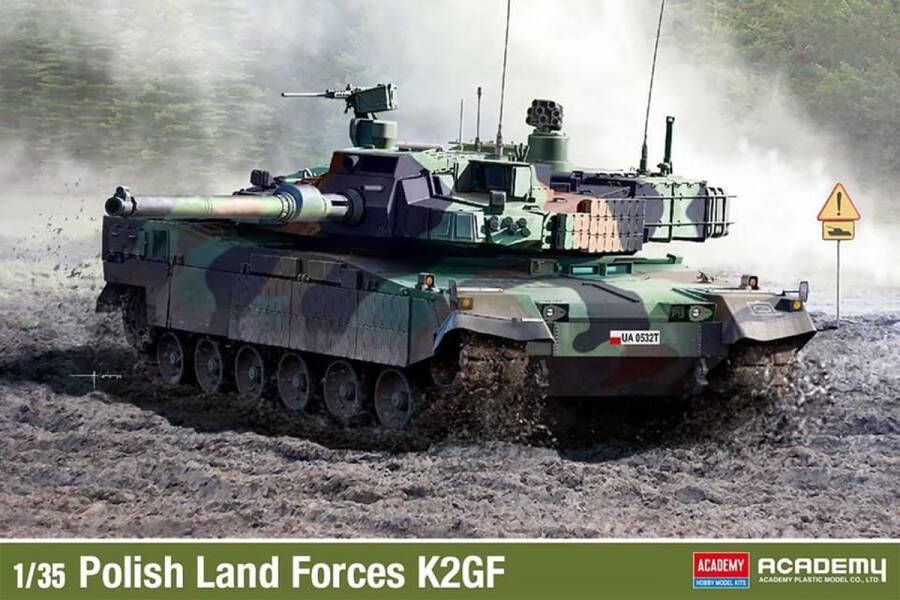 Academy 1:35 13560 Polish Land Forces K2GF Plastic Modelbouwpakket