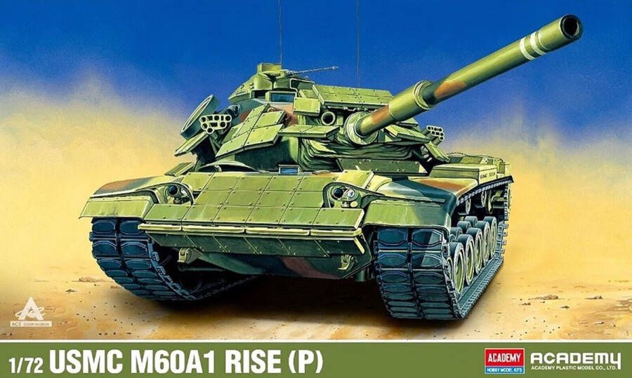 Academy 1:72 13425 M60A1 RISE (P) Tank Plastic Modelbouwpakket