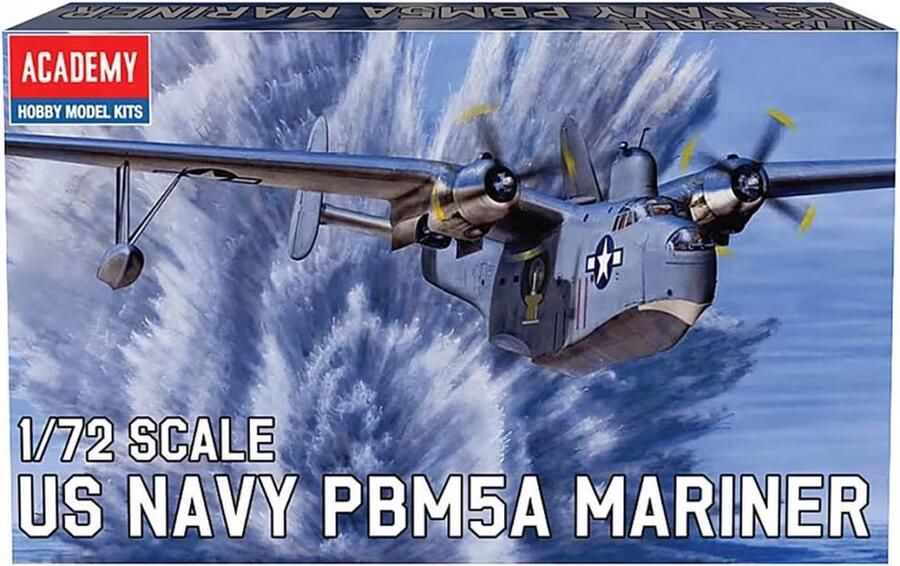 Academy 1:72 12586 Martin PBM Mariner US Navy PBM5A Mariner (RAAF PBM-3S) Plastic Modelbouwpakket