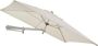 Acaza Easysol Rechthoekige Muurparasol 200 x 140 cm Parasol voor Muur of Wand Ecru Gebroken wit - Thumbnail 1