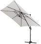 Acaza Tiltable Floating Parasol 250x250 cm Starker schwimmender Sonnenschirm Ecru - Thumbnail 1