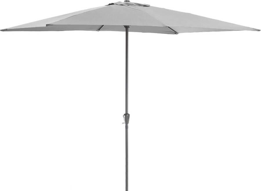 Acaza Parasol Parasols Stokparasol Stokparasols 300 cm Diameter Lichtgrijs Strandparasol