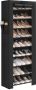 ACAZA Schoenenrek 27 paar schoenen 58x160x28 cm zwart - Thumbnail 1