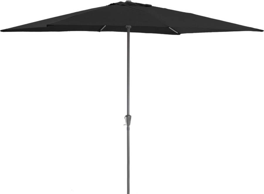 Acaza staande Parasol in aluminium 200x300 cm zwart