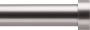 Acaza Uitschuifbare Gordijnroede voor Gordijn Aanpasbare Gordijnrail Stang van 90-170 cm Zilver - Thumbnail 1