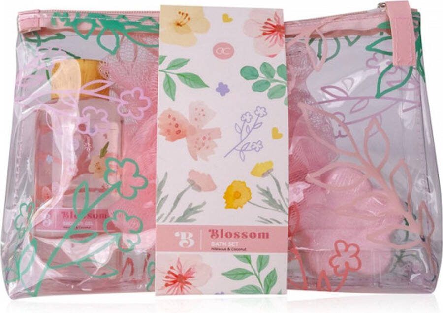 Accerta Accentra Badset BLOSSOM in toilettas