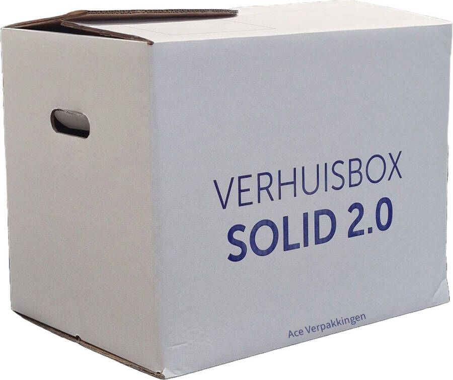Ace Verpakkingen Extra Sterke Verhuisdozen 10 stuks 57L 75KG draagvermogen Verhuisdoos Zelfsluitend Geen tape nodig Recyclebaar