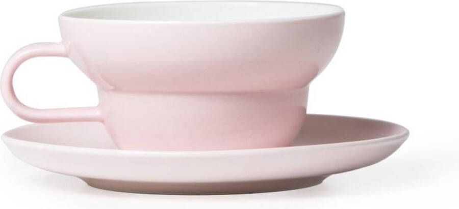 Acme & Co ACME Bibby kop en schotel Rose (licht roze) 250 ml thee kopje porselein servies