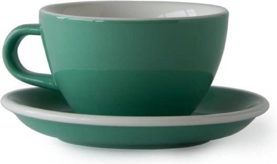 Acme & Co ACME Mega Kop en schotel 350 ml Feijoa (mint groen) porselein servies
