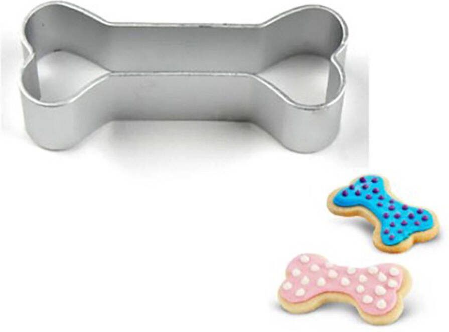 Actie4you Hondenkoekjes uitsteker Hondenbot Uitsteekvorm Koekjes vorm Bot Kluifje 66x26MM 1 Stuk