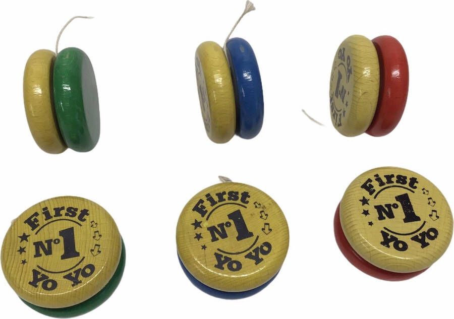 Active People 6 houten jojo super voor de beginner yoyo jojo's