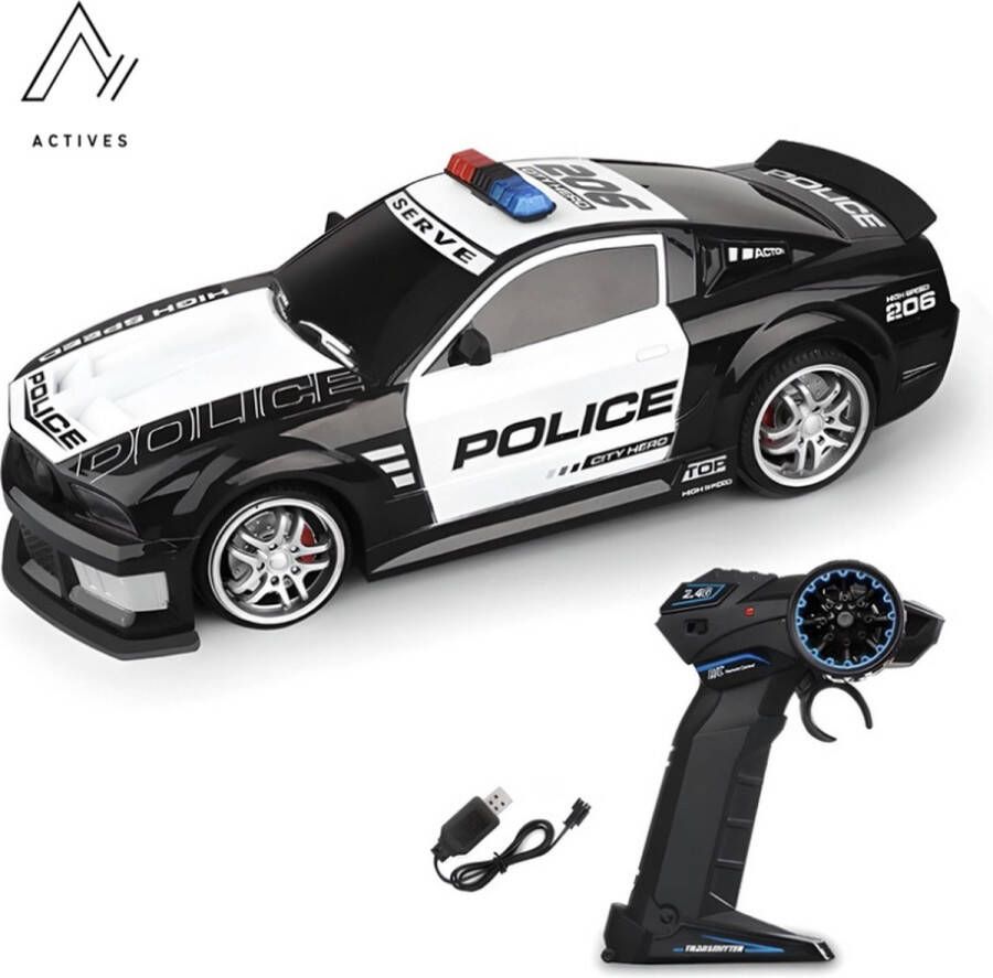 Actives Bestuurbare Auto RC Auto Bestuurbare Auto Voor Buiten Politie Auto