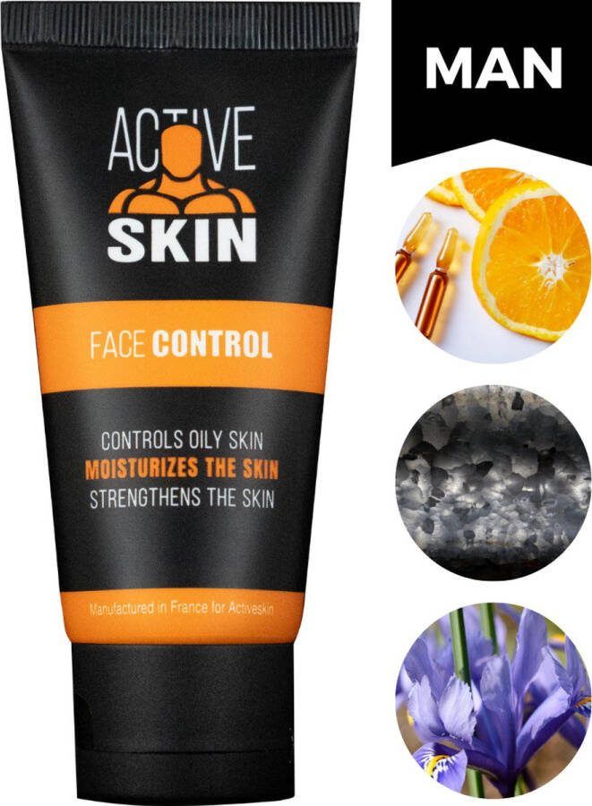 Activeskin Face Control Gezichtscreme Mannen Retinol Moisturizer Dagcreme Mannen skincare acne creme 50ml