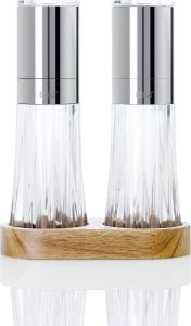 AdHoc Peper en Zoutmolen Set Menage Crystal (2-Delig)