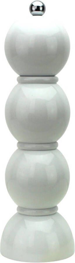 Addison Ross Peper- en zoutmolen Bobbin White 24cm Peper- en zoutmolen