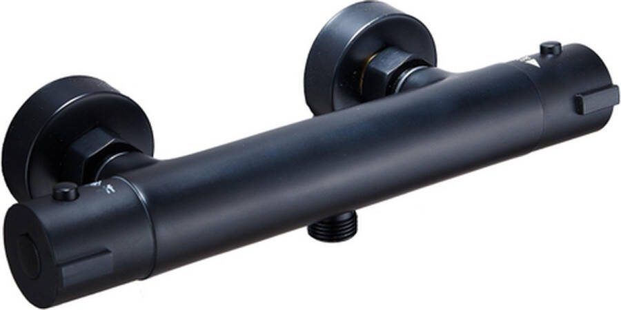 Adema Sparkle 2.0 Thermostatische douchekraan Thermostaatkraan Mat zwart