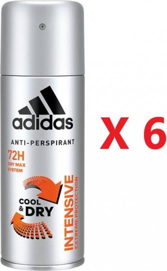 Adidas 6x Cool and Dry Intensive Deodorant 150 ml