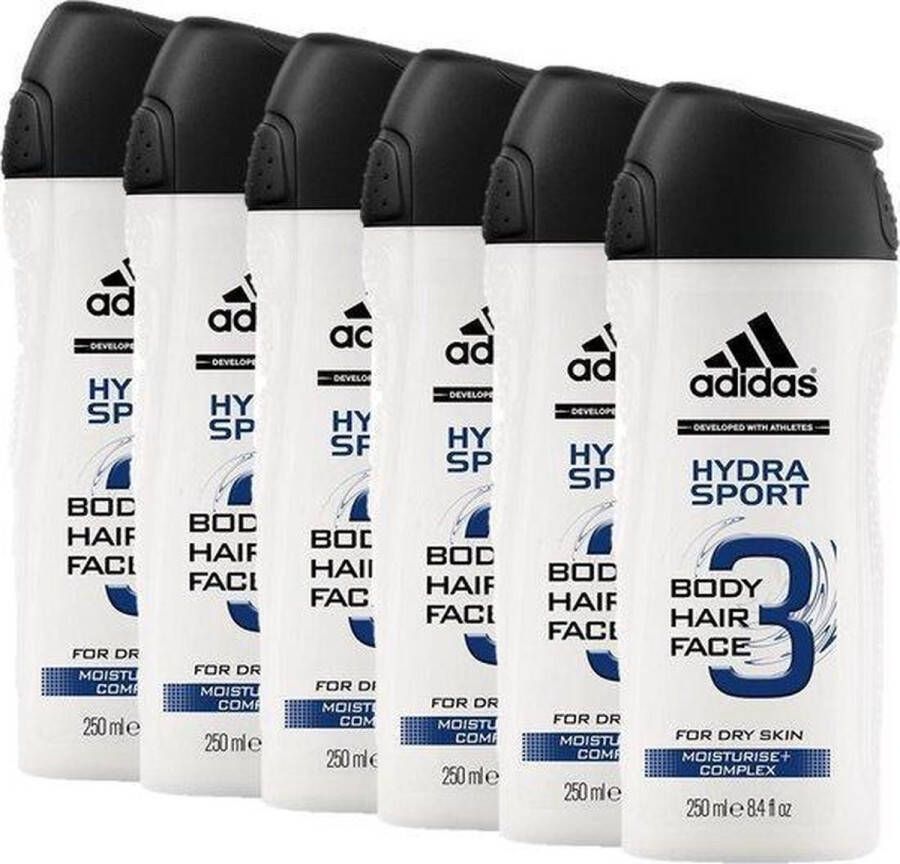 Adidas Douche & Shampoo Men – Hydra Sport 6 stuks