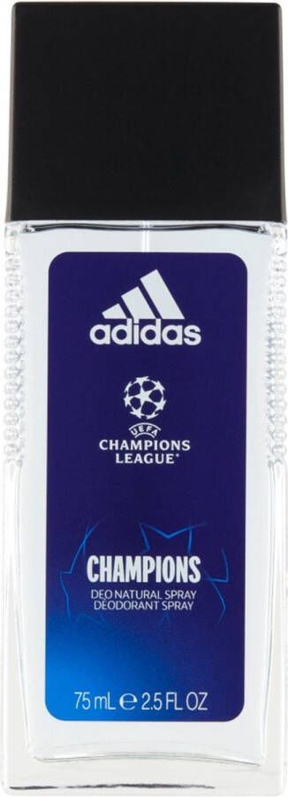Adidas Uefa Champions League deodorant natuurlijke spray voor mannen 75ml