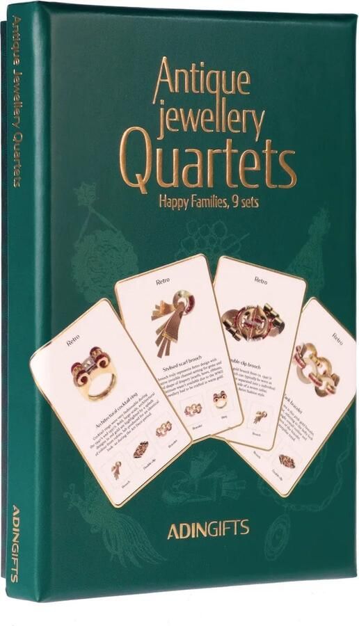 AdinGifts Adin Gifts kwartetspel -Antique jewellery Quartets Happy Families