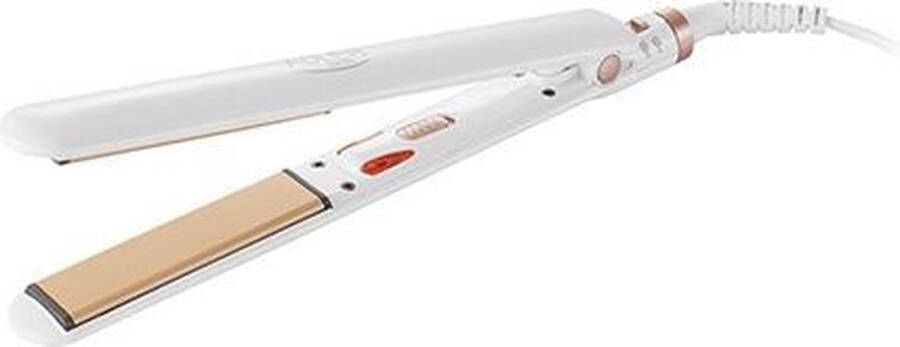 Merkloos Top Choice Haarstyler Stijltang Stoom Wit 35 Watt