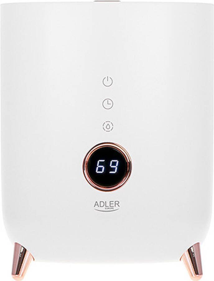 Adler AD 7972 luchtbevochtiger Ultrasonic 4 l Wit 23 W