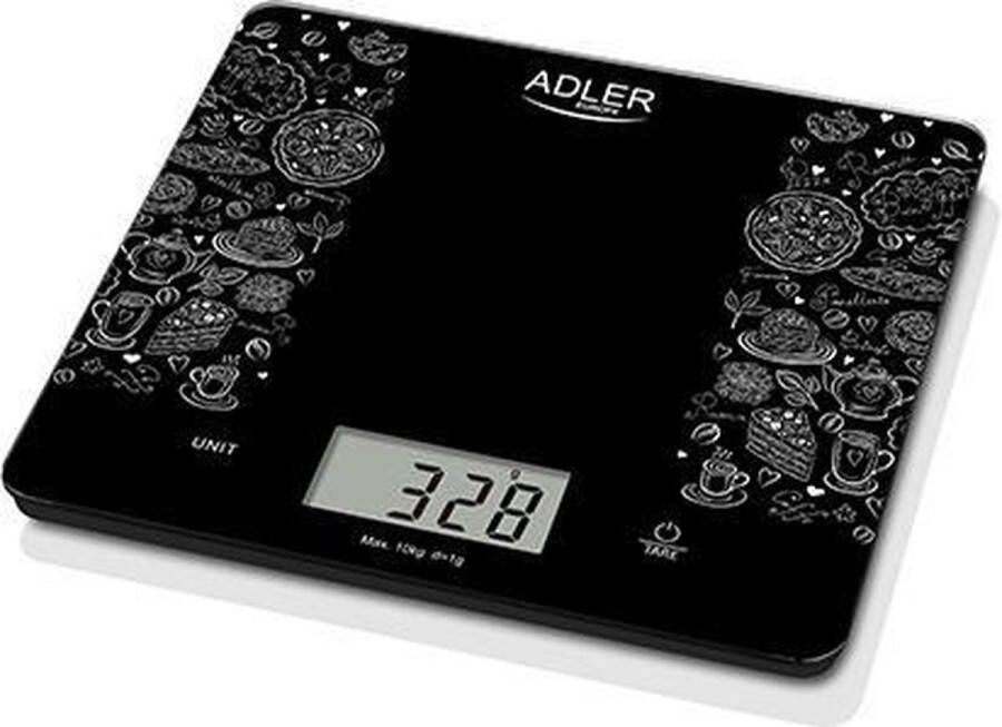Adler AD3171 Keukenweegschaal tot 10 kg zwart