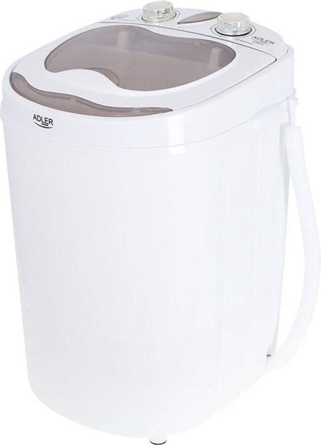 DealDonkey Adler AD8055 Mini wasmachine met centrifuge Wit