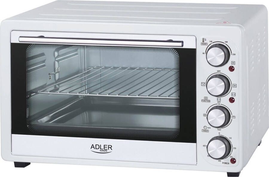 Adler AD 6001 elektrische oven 34 liter met braadspit