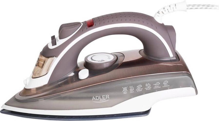 Adler Ion Stoomstrijkijzer 3000W grijs AD 5030