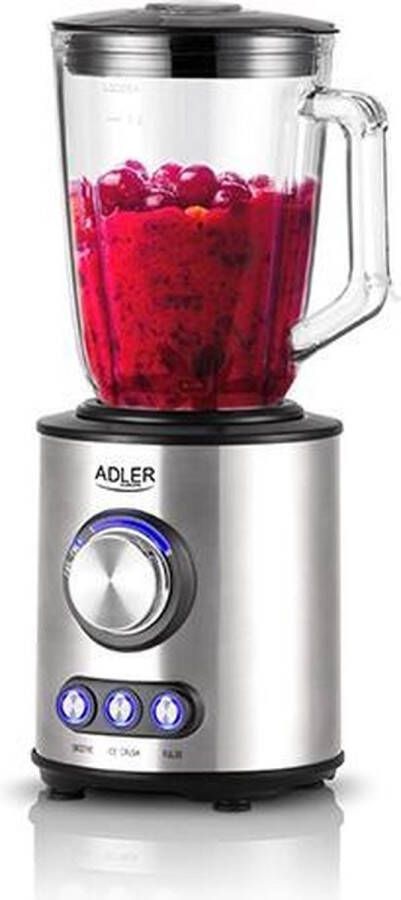 Adler RVS Blender 1 5 liter AD 4078