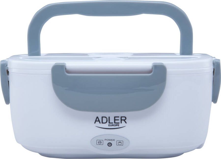 Adler Top Choice grijze elektrische lunchbox 1.1 liter