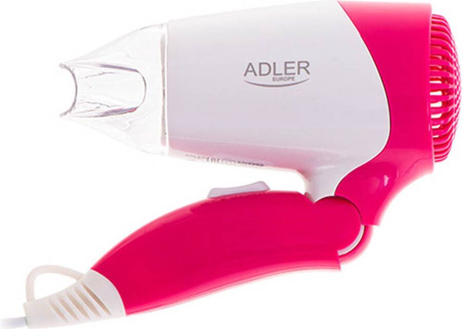 Adler Top Choice Haardroger 1200 Watt wit rose