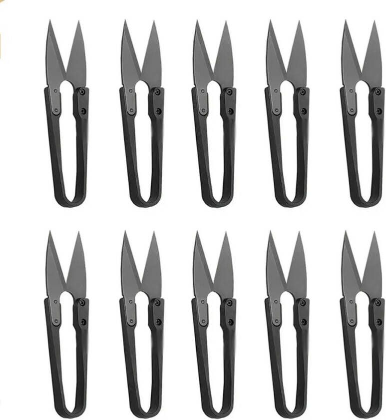 Adore Maison 10x Stekschaartje Ergonomische Bloemschaar RVS Bladen Comfortabele Grip Bloemenschaar voor in de Tuin – 21x8x2cm Snoeischaar Tuinieren en Onderhoud Bloemenschaar