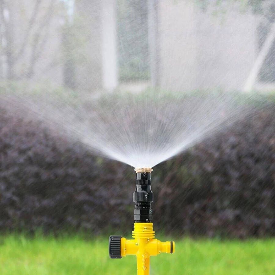 Adorestore 360° Tuin Sprinkler Rotatie Roterende Sproeier voor Gazon en Tuin Instelbare Waterstraal Efficiënte Irrigatie Duurzaam en Weerbestendig Besproeiingssysteem voor Tuin en Planten