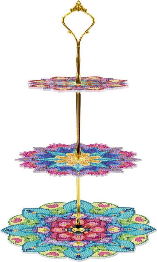 Adorzy Diamond Painting Etagère – Diamond Painting Volwassenen – Diamond Painting Volledig Pakket DIY Pakket